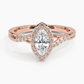 Snowdrop Halo Diamond Engagement Ring