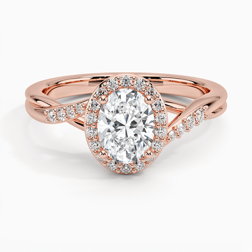 Snowdrop Halo Diamond Engagement Ring