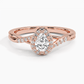 Snowdrop Halo Diamond Engagement Ring