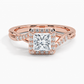 Snowdrop Halo Diamond Engagement Ring