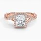 Snowdrop Halo Diamond Engagement Ring
