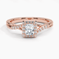 Snowdrop Halo Diamond Engagement Ring