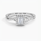 Snowdrop Halo Diamond Engagement Ring