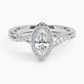 Snowdrop Halo Diamond Engagement Ring