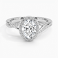 Snowdrop Halo Diamond Engagement Ring