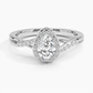 Snowdrop Halo Diamond Engagement Ring