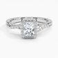 Snowdrop Halo Diamond Engagement Ring