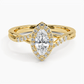Snowdrop Halo Diamond Engagement Ring