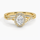 Snowdrop Halo Diamond Engagement Ring