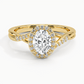 Snowdrop Halo Diamond Engagement Ring