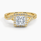 Snowdrop Halo Diamond Engagement Ring