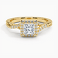Snowdrop Halo Diamond Engagement Ring