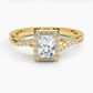 Snowdrop Halo Diamond Engagement Ring