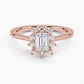 Sunflower Halo Diamond Engagement Ring