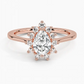 Sunflower Halo Diamond Engagement Ring