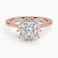 Sunflower Halo Diamond Engagement Ring