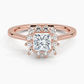Sunflower Halo Diamond Engagement Ring