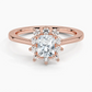 Sunflower Halo Diamond Engagement Ring