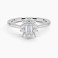Sunflower Halo Diamond Engagement Ring