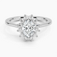 Sunflower Halo Diamond Engagement Ring