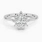 Sunflower Halo Diamond Engagement Ring