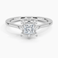 Sunflower Halo Diamond Engagement Ring