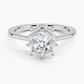 Sunflower Halo Diamond Engagement Ring