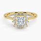 Sunflower Halo Diamond Engagement Ring