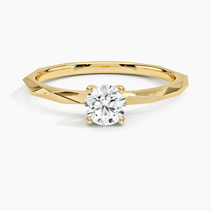 Azalea Round Diamond Engagement Ring