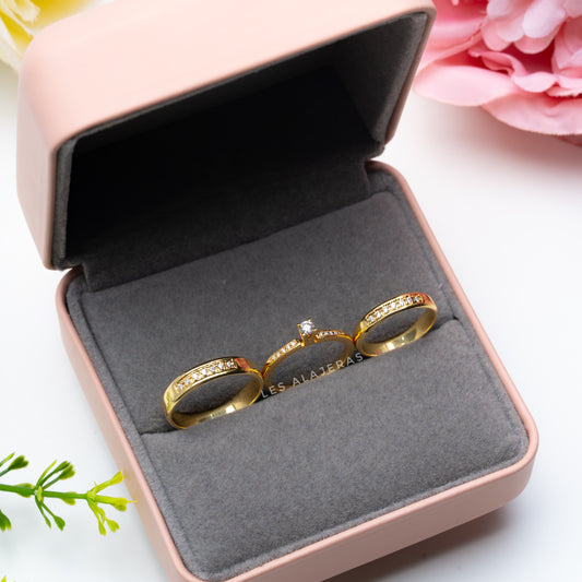 Silvia Wedding Ring Set