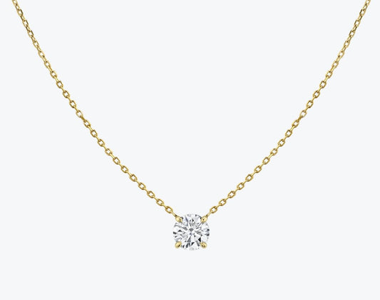 .50 ct Lab diamond Solitaire Necklace