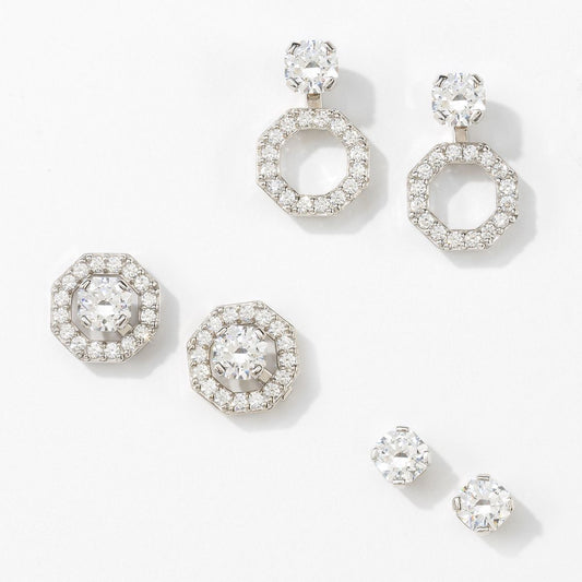 Lindsay 3 Way Diamond Earrings