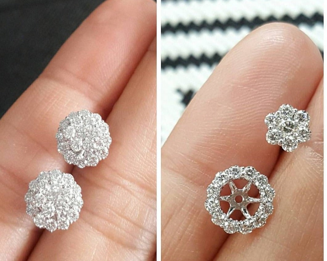 Milly 2 Way Diamond Earrings