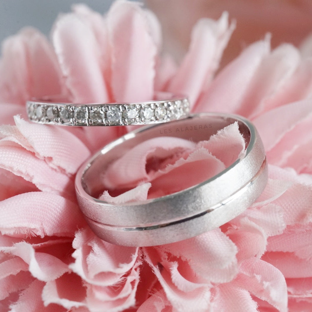 Shem Diamond Platinum Wedding Ring