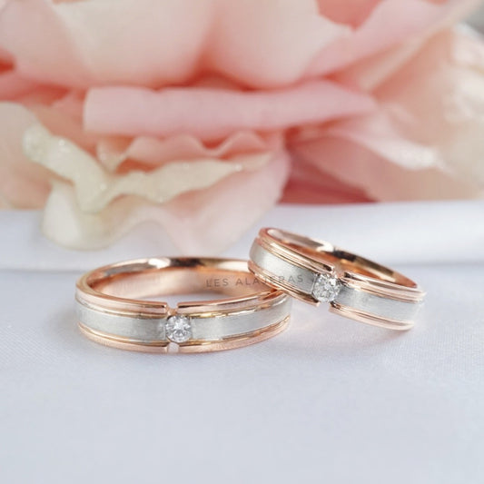 Hermoine Diamond Platinum Wedding Ring