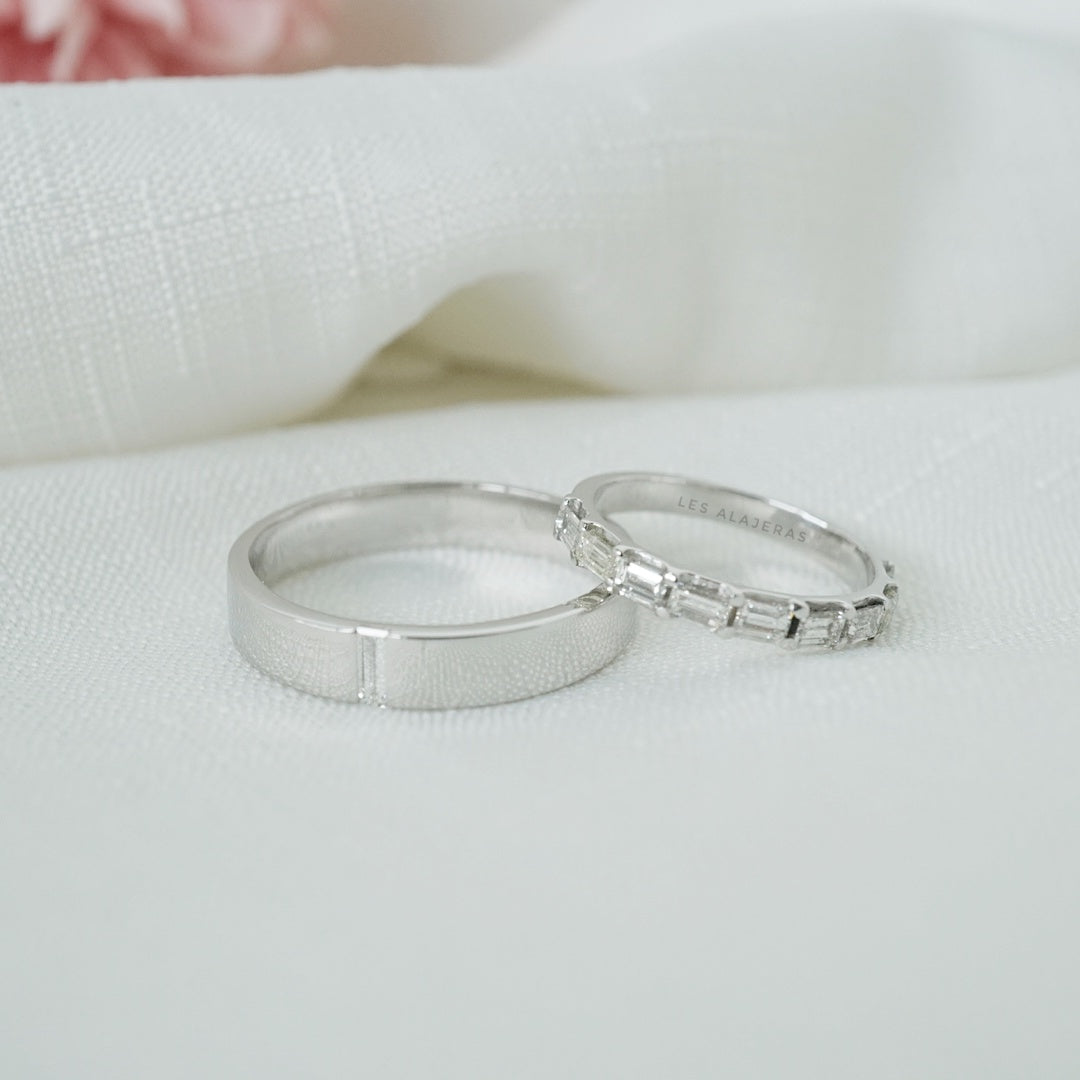 Gabrielle Diamond Platinum Wedding Ring