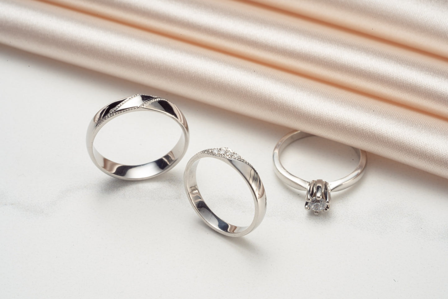 Eavan Diamond Wedding Rings Set
