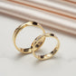 Calixta Mobius Diamond Wedding Rings