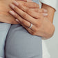 Odette Oval Shape Half Eternity Wedding Rings