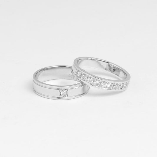 Harold Diamond Platinum Wedding Ring