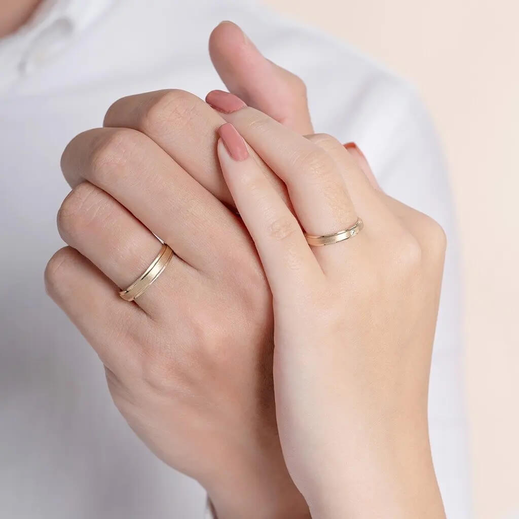 Jareth Diamond Wedding rings